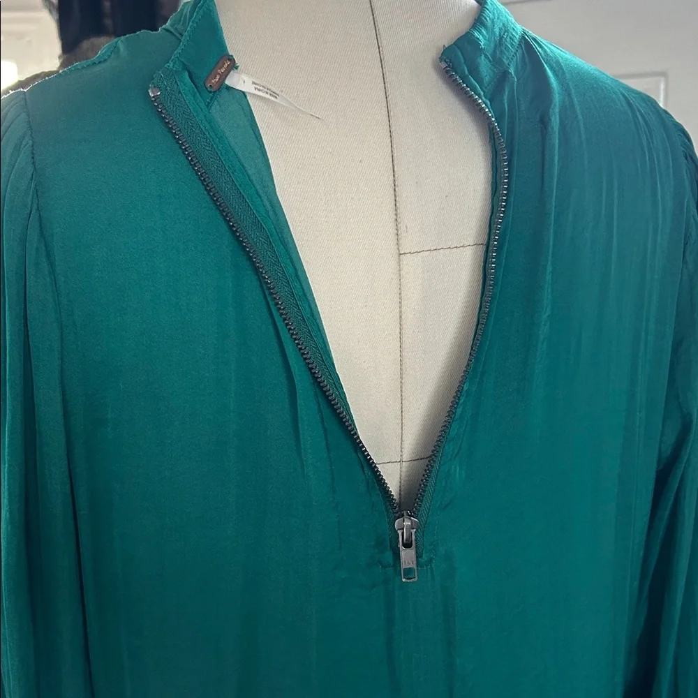 Free People New Day satin tunic dress - Picture 7 of 9